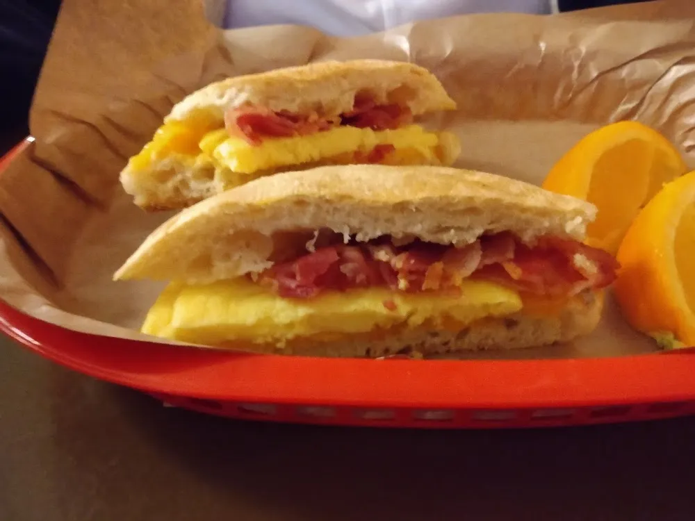 Egg and Bacon Panini